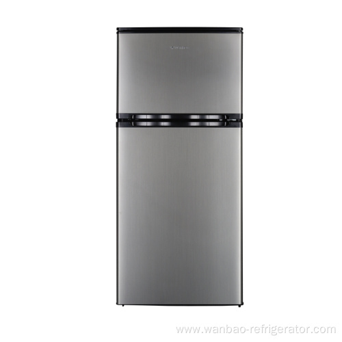 Double Door Top-Freezer Hotel/Home Usd Mini Refrigerator